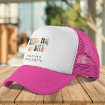 Boné Filas de dança de Bachelorette de Disco Personaliz<br><div class="desc">Caminhante das Filas Retroativas de Festa de solteira Personalizadas que você pode personalizar com o nome da noiva. Design de retrato de noiva correspondente perfeito</div>