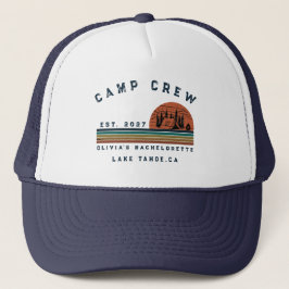 Boné Fim de Semana de Acampamento Personalizado Despedi