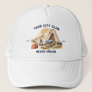 Boné Fim de Semana de Acampamento Simples e Moderno par