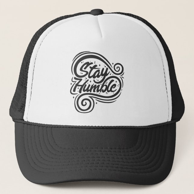 Boné Fique humilde (Frente)