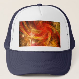 Boné Firestorm Nova Abstrato Art Hat