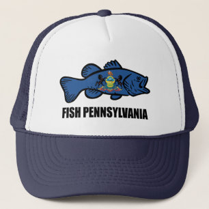 Boné Fish Pennsylvania Bass