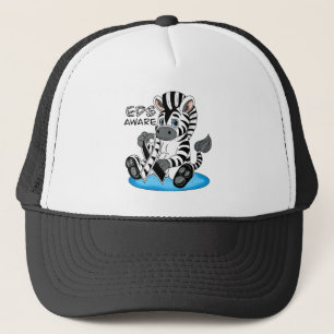 Boné Fita de Sensibilização do EDS e Zebra