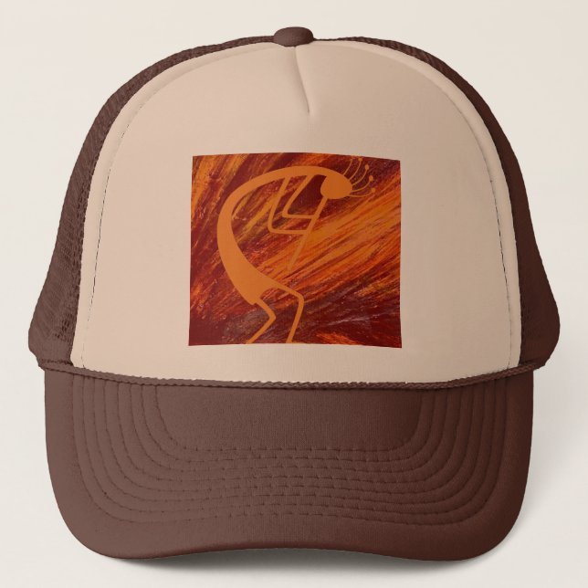 Boné Flaming Kokopelli (Frente)