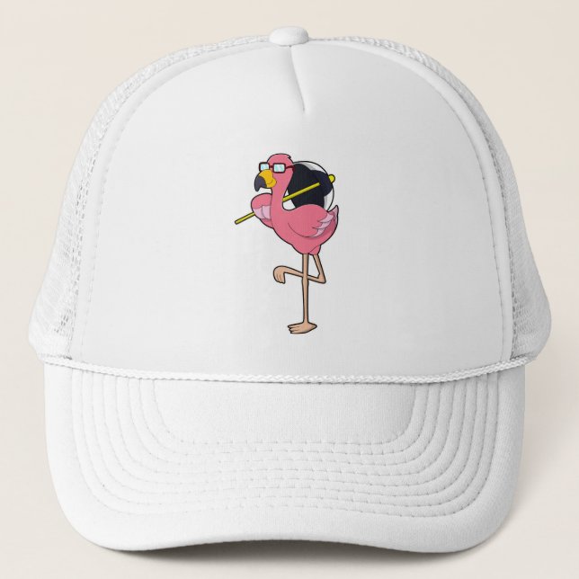 Boné Flamingo com guarda-chuva (Frente)