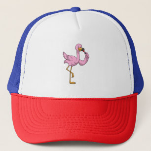 Boné Flamingo com Lipstick