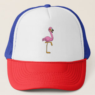 Boné Flamingo com Óculos
