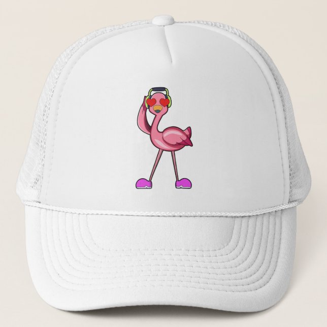 Boné Flamingo como reformador com a bengala e o chapéu (Frente)