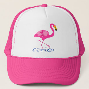 Boné Flamingo cor-de-rosa