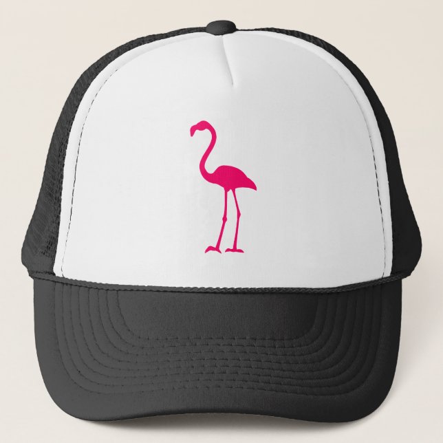 Boné Flamingo Rosa Brilhante (Frente)