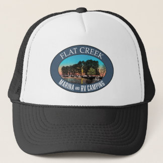 Boné Flat Creek Marina e RV Camping Trucker Hat