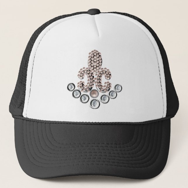 Boné Fleur De Lis-jeweled (Frente)