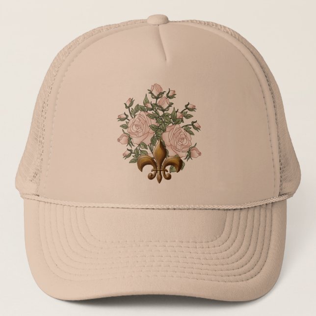 Boné Fleur De Lis Rosa hat (Frente)