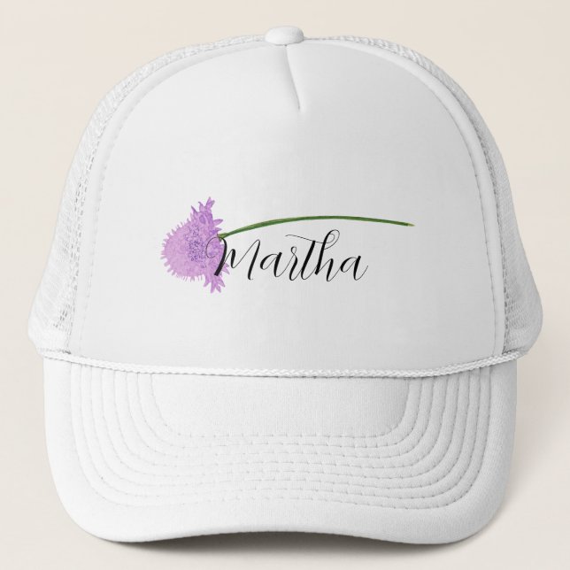 Boné Flor de água com seu nome Trucker Hat (Frente)