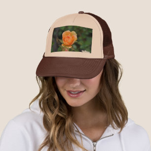 Boné Flor de Laranja Elegante Impressa Personalizada co