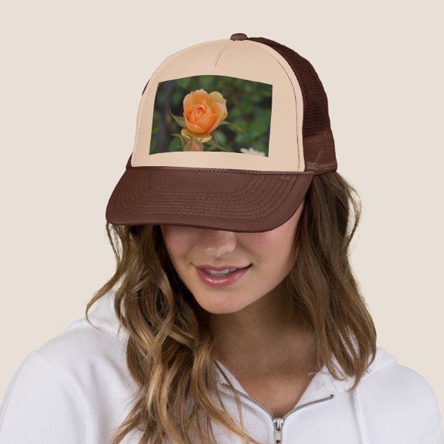 Boné Flor de Laranja Elegante Impressa Personalizada co (In Situ)