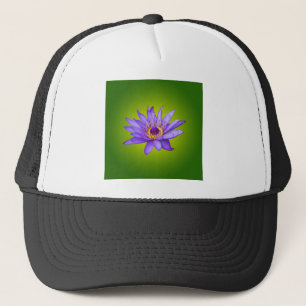 Boné Flor de Lírio Aquático Roxo do Lago