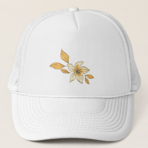 Boné flor de outono