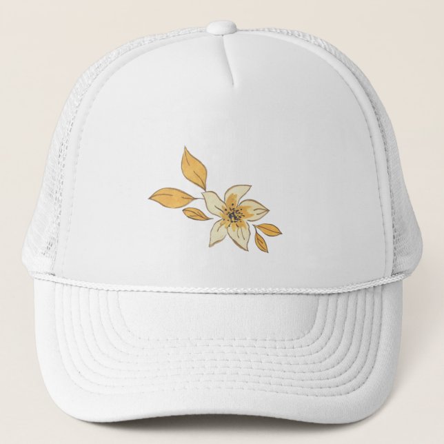 Boné flor de outono (Frente)