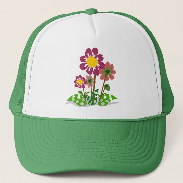 Boné Flor solar (Frente)