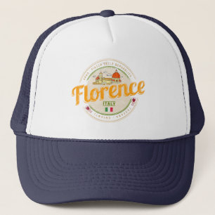 Boné Florença capital da Toscana Itália vintage souveni