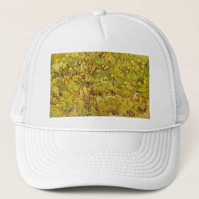 Boné Flores Amarelas de Gogh Casamento Caprichoso Perso (Frente)