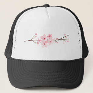 Boné Flores de cereja