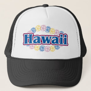 Boné Flores de Havaí
