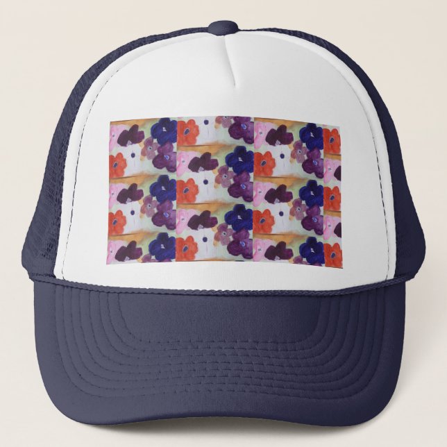 Boné Flores de Mola Anemone (Frente)