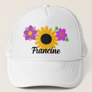 Boné Flores Retro Personalizáveis