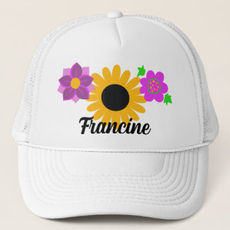 Boné Flores Retro Personalizáveis
