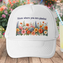 Floresça Onde Você Está Plantado Floral