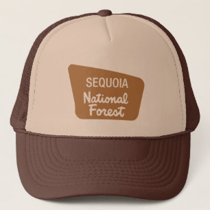 Boné Floresta nacional da sequóia (sinal)