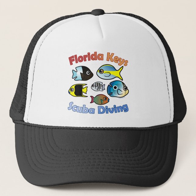 Boné Florida Keys Scuba Diving (Frente)