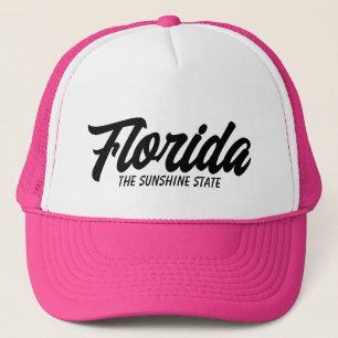 Boné Florida the sunshine state script typography