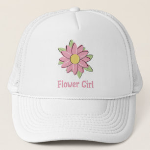 Boné Florista cor-de-rosa