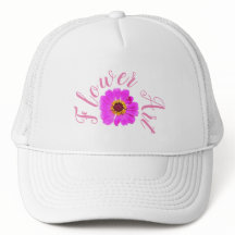FLOWER ART Truckers Hat