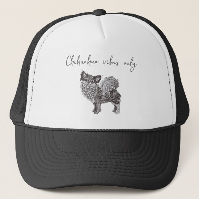 Boné Foam Trucker Hat Chihuahua Vibes (Frente)