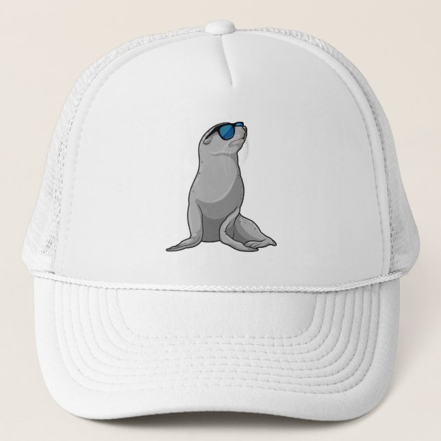 Boné Foca com Óculos de Sol (Frente)