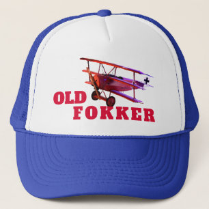 Boné "Fokker velho" com Triplane do Fokker