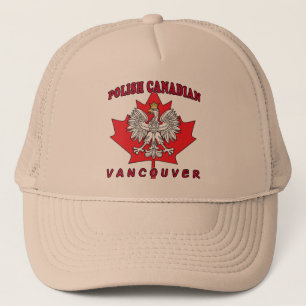 Boné Folha canadense polonesa de Vancôver