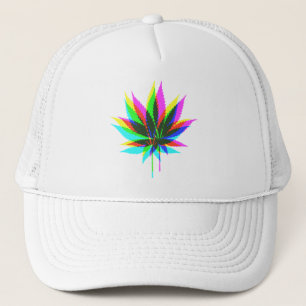 Boné Folhas de plantas selvagens - cor neon + suas idei