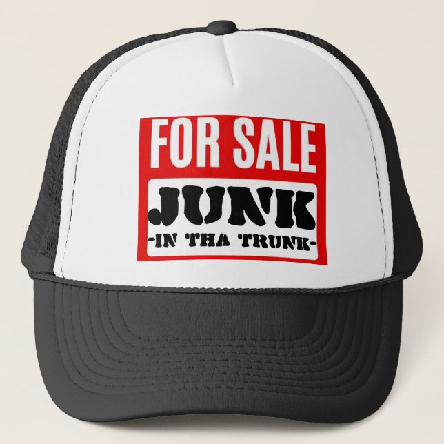 BONÉ FOR SALE: JUNK IN THA TRUNK (Frente)