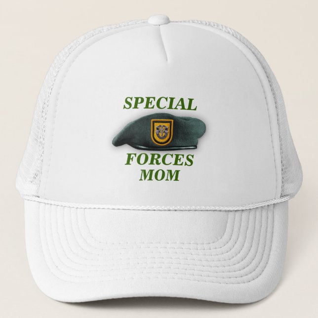 Boné forças especiais, boinas verdes, mãe do exército,  (Frente)