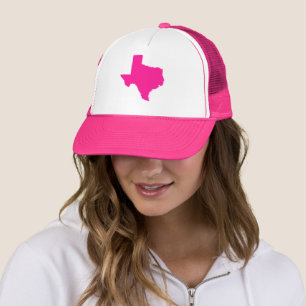 Boné Forma do Texas Rosa Profundo