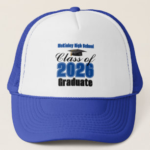 Boné Formatura da Turma Azul de 2026 Personalizada