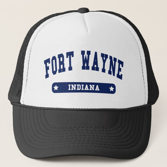 Boné Fort Wayne Indiana College Style camisetas (Frente)