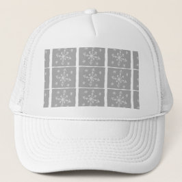 Boné Fosco para o Windows Trucker Hat (Cinza e branco)