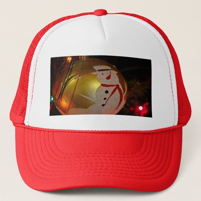Boné Fosco Snowman Ornament (Frente)