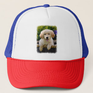 Boné Foto de encantamento do filhote de cachorro do cã